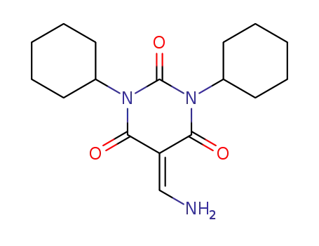 5-(aminomethylidene)-1,3-dicyclohexylpyrimidine-2,4,6(1H,3H,5H)-trione