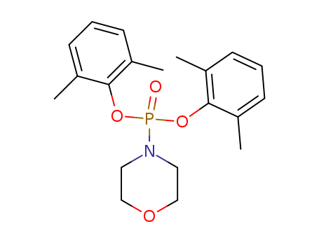 Molecular Structure of 113088-99-6 (Phosphonic acid, 4-morpholinyl-, bis(2,6-dimethylphenyl) ester)