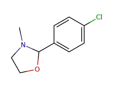 Oxazolidine,2-(4-chlorophenyl)-3-methyl- cas  23008-85-7