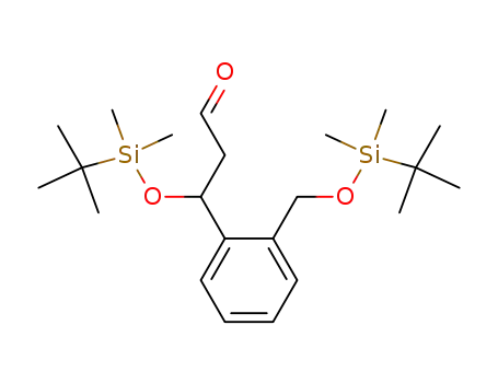 3-(tert-Butyl-dimethyl-silanyloxy)-3-[2-(tert-butyl-dimethyl-silanyloxymethyl)-phenyl]-propionaldehyde