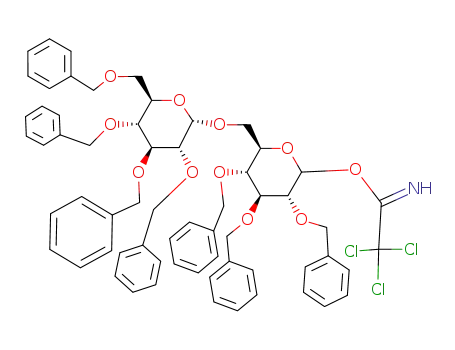 2,3,4-tri-O-benzyl-6-O-(2,3,4,6-tetra-O-benzyl-α-D-glucopyranosyl)-α-D-glucopyranosyl trichloroacetimidate