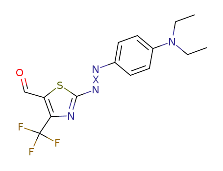 5-Thiazolecarboxaldehyde,
2-[[4-(diethylamino)phenyl]azo]-4-(trifluoromethyl)-