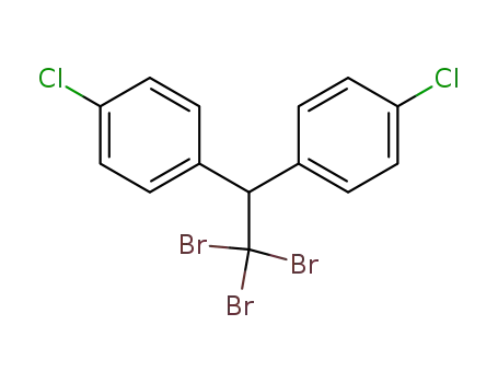 Molecular Structure of 4399-08-0 (2,2-Bis(4-chlorophenyl)-1,1,1-tribromoethane)