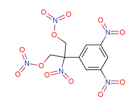 Molecular Structure of 859054-31-2 (2-Nitro-2-(3,5-dinitrophenyl)-1,3-propanediol dinitrate)