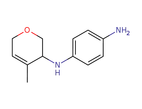4'-<(3,6-dihydro-4-methyl-2H-pyran-3-yl)amino>aniline