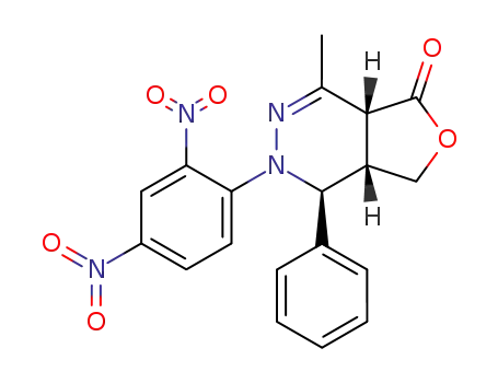 2-(2,4-dinitrophenyl)-4-methyl-1-phenyl-1,2,4a,7a-tetrahydrofuro<3,4-d>pyridazin-5(7H)-one
