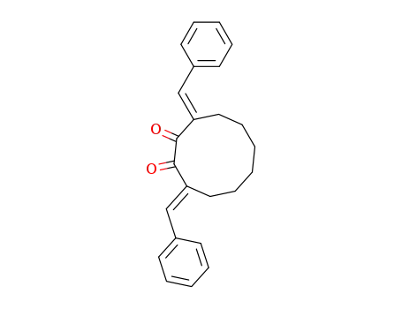 3,10-dibenzylidene-cyclodecane-1,2-dione