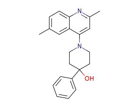 1-(2,6-Dimethyl-quinolin-4-yl)-4-phenyl-piperidin-4-ol