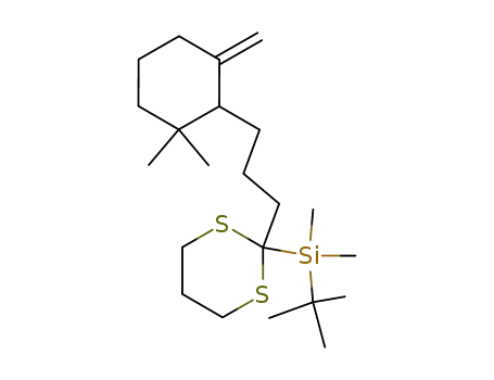 Silane,
(1,1-dimethylethyl)[2-[3-(2,2-dimethyl-6-methylenecyclohexyl)propyl]-1,3
-dithian-2-yl]dimethyl-