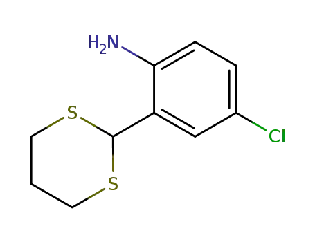 Benzenamine, 4-chloro-2-(1,3-dithian-2-yl)-