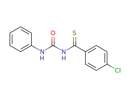 Benzenecarbothioamide, 4-chloro-N-[(phenylamino)carbonyl]- cas  62002-30-6