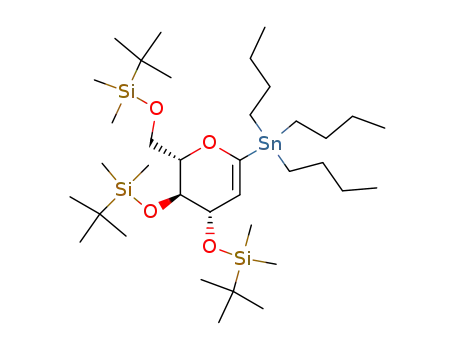 1-tributylstannyl-3,4,6-tri-O-(tert-butyldimethylsilyl)-D-glucal