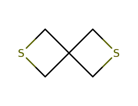 Molecular Structure of 174-81-2 (2,6-Dithiaspiro[3.3]heptane)
