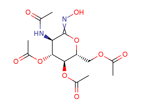 D-Gluconimidic acid,2-(acetylamino)-2-deoxy-N-hydroxy-, d-lactone, 3,4,6-triacetate (9CI)