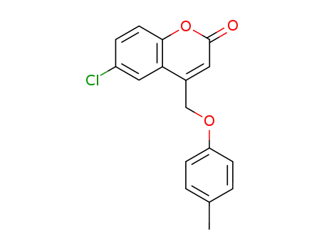 6-Chloro-4-p-tolyloxymethyl-chromen-2-one