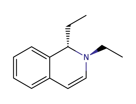 Molecular Structure of 104860-92-6 (1,2-diethyl-1,2-dihydro-isoquinoline)