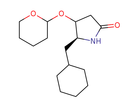<4S(RS),5S>-5-(cyclohexylmethyl)-4-<(tetrahydro-2H-pyran-2-yl)oxy>-2-pyrrolidinone