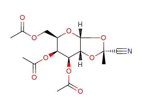 3,4,6-tri-O-acetyl-1,2-O-<1-(endo-cyano)-ethylidene>-α-D-galactopyranose