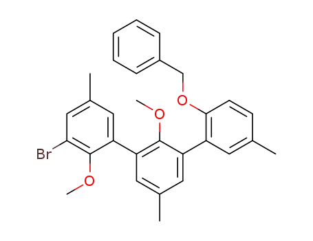 1,1':3',1''-Terphenyl,
3-bromo-2,2'-dimethoxy-5,5',5''-trimethyl-2''-(phenylmethoxy)-
