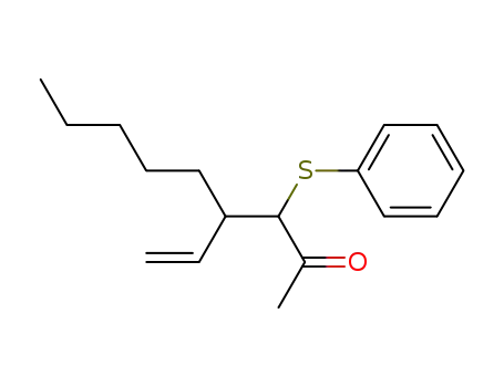 3-Phenylsulfanyl-4-vinyl-nonan-2-one