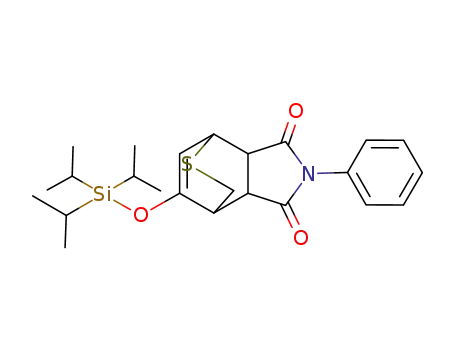 4-Phenyl-10-triisopropylsilanyloxy-8-thia-4-aza-tricyclo[5.2.2.0<sup>2,6</sup>]undec-10-ene-3,5-dione