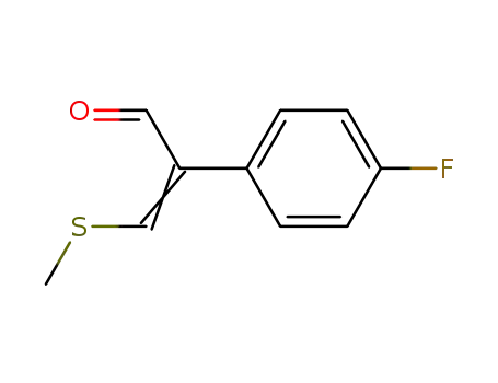 (Z)-2-(4-Fluoro-phenyl)-3-methylsulfanyl-propenal