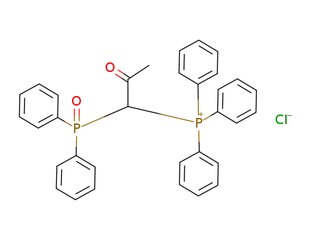 Phosphonium, [1-(diphenylphosphinyl)-2-oxopropyl]triphenyl-, chloride