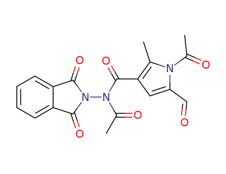 N,1-Diacetyl-N-(1,3-dihydro-1,3-dioxo-2H-isoindol-2-yl)-5-formyl-2-methyl-1H-pyrrole-3-carboxamide