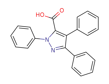 1H-Pyrazole-5-carboxylic acid, 1,3,4-triphenyl-