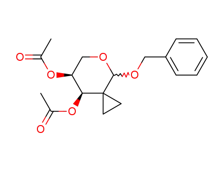 Acetic acid (7S,8R)-7-acetoxy-4-benzyloxy-5-oxa-spiro[2.5]oct-8-yl ester