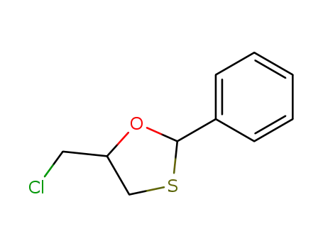 Molecular Structure of 81715-45-9 (5-(chloromethyl)-2-phenyl-1,3-oxathiolane)
