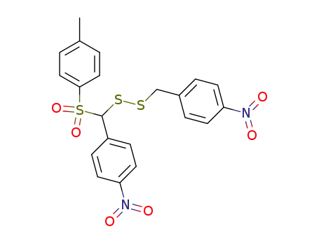 Disulfide, [(4-methylphenyl)sulfonyl](4-nitrophenyl)methyl
(4-nitrophenyl)methyl