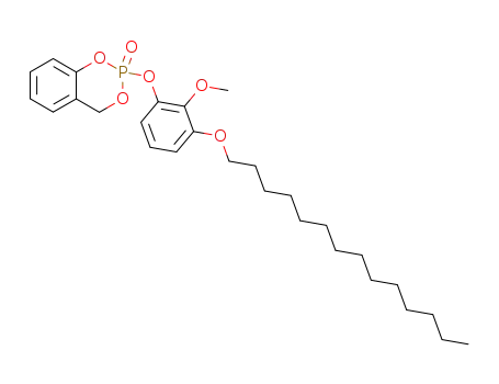 4H-1,3,2-Benzodioxaphosphorin,
2-[2-methoxy-3-(tetradecyloxy)phenoxy]-, 2-oxide