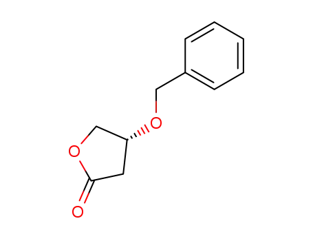 Molecular Structure of 114784-20-2 (2(3H)-Furanone, dihydro-4-(phenylmethoxy)-, (R)-)