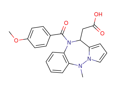 5-methyl-10,11-dihydro-5H-pyrrolo(1,2-b)(1,2,5)benzotriazepine-11-acetic acid