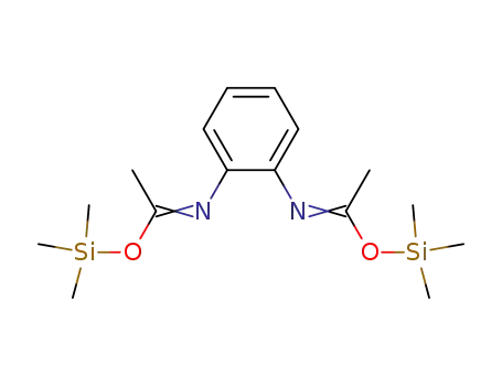 Ethanimidic acid, N,N'-1,2-phenylenebis-, bis(trimethylsilyl) ester