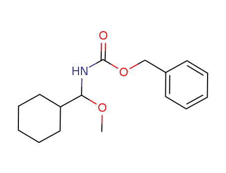 Molecular Structure of 1353682-09-3 (N-(cyclohexyl(methoxy)methyl)benzyl carbamate)