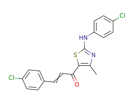 2-Propen-1-one,
3-(4-chlorophenyl)-1-[2-[(4-chlorophenyl)amino]-4-methyl-5-thiazolyl]-
