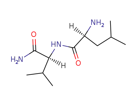 Molecular Structure of 65756-33-4 (L-Valinamide, L-leucyl-)