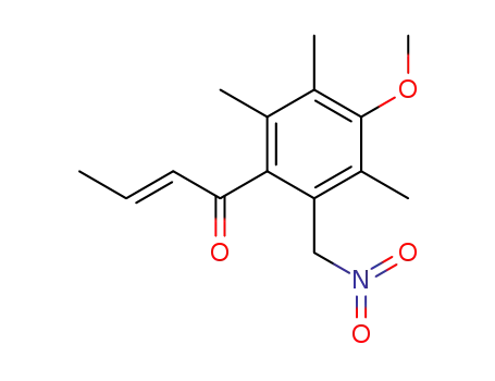 (E)-1-(4-Methoxy-2,3,5-trimethyl-6-nitromethyl-phenyl)-but-2-en-1-one