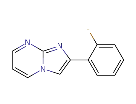 Imidazo[1,2-a]pyrimidine, 2-(2-fluorophenyl)-