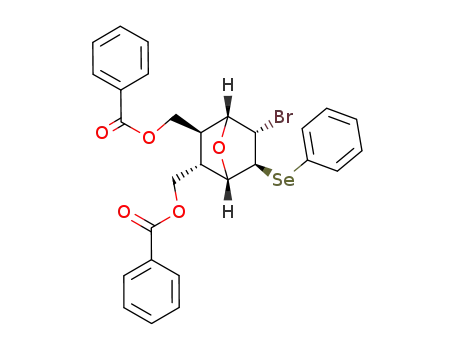 5-endo-bromo-2-endo-3-exo-dibenzoyloxymethyl-6-exo-phenylselenyl-7-oxabicyclo<2.2.1>heptane