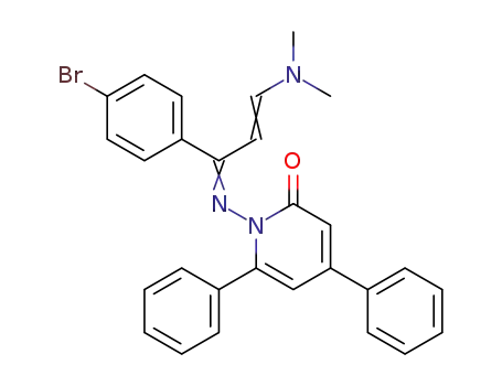 1-[(E)-1-(4-Bromo-phenyl)-3-dimethylamino-prop-2-en-(E)-ylideneamino]-4,6-diphenyl-1H-pyridin-2-one
