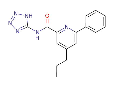 6-Phenyl-4-propyl-pyridine-2-carboxylic acid (1H-tetrazol-5-yl)-amide