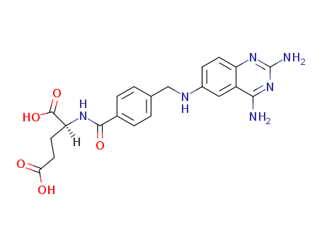 L-Glutamicacid, N-[4-[[(2,4-diamino-6-quinazolinyl)amino]methyl]benzoyl]- cas  56239-22-6