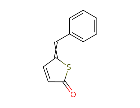 Molecular Structure of 13755-25-4 (2(5H)-Thiophenone, 5-(phenylmethylene)-)