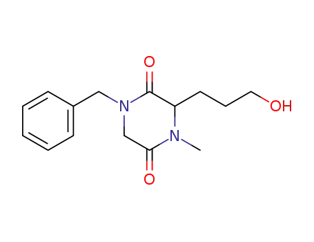 2,5-Piperazinedione, 3-(3-hydroxypropyl)-4-methyl-1-(phenylmethyl)-
