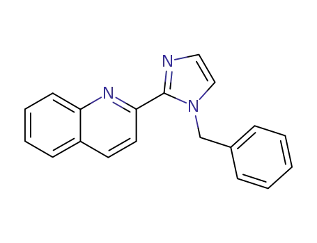 Molecular Structure of 101895-78-7 (2-(1-benzyl-1<i>H</i>-imidazol-2-yl)-quinoline)