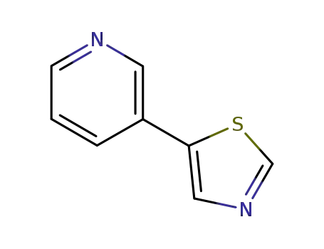 Molecular Structure of 259808-20-3 (Pyridine, 3-(5-thiazolyl)-)