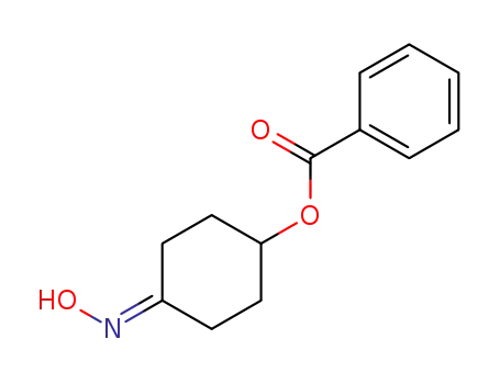 Molecular Structure of 23968-54-9 (Benzoic acid 4-hydroxyiminocyclohexyl ester)